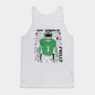 Go Birds Bleed Kelly Green Philly Football Tank Top